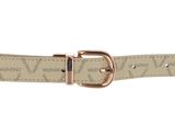 VALENTINO Liuto Logo Belt W110 Ecru / Multi / Oro - shortenable VALENTINO Liuto Logo Belt W110 Ecru / Multi / Oro - shortenable