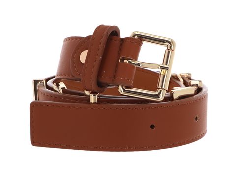 VALENTINO Emma Winter Belt W100 Cuoio / Oro - shortenable