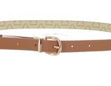 VALENTINO Liuto Logo Belt W100 Ecru / Multi / Oro - shortenable VALENTINO Liuto Logo Belt W100 Ecru / Multi / Oro - shortenable