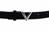 VALENTINO Divina Belt W100 Nero / Argento - shortenable VALENTINO Divina Belt W100 Nero / Argento - shortenable