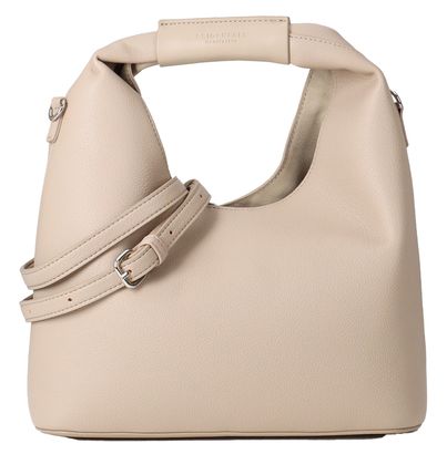 SEIDENFELT MANUFAKTUR Janne Midi Hobo M Beige