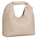 SEIDENFELT MANUFAKTUR Janne Midi Hobo M Beige