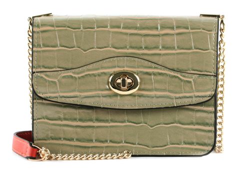 SEIDENFELT MANUFAKTUR Tuuli Small Crossbody Smoke Green / Gold