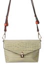 SEIDENFELT MANUFAKTUR Tuuli Crossbody Smoke Green / Gold