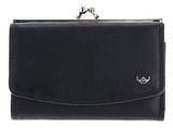 Golden Head Polo RFID Protect French Coin Purse Wallet Black