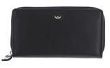 Golden Head Polo RFID Protect Zipped Ladies Purse Wallet Black
