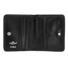 Golden Head Colorado RFID Protect Billfold Coin Wallet With Front Flap Snap Closure Black