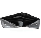 Golden Head Colorado RFID Protect Billfold Coin Wallet With Front Flap Snap Closure Black