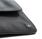 Golden Head Colorado RFID Protect Billfold Coin Wallet With Front Flap Snap Closure Black