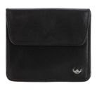 Golden Head Colorado RFID Protect Billfold Coin Wallet With Front Flap Snap Closure Black