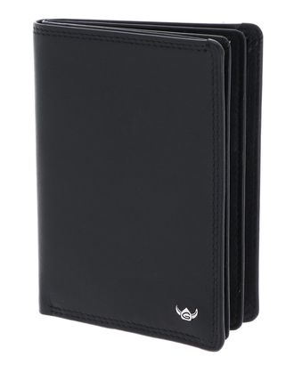 Golden Head Polo RFID Protect ID Wallet with Note Compartment Black