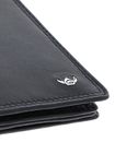Golden Head Polo RFID Protect ID Wallet with Note Compartment Black
