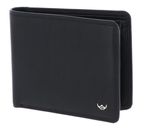 Golden Head Polo RFID Protect Billfold Coin Wallet Black