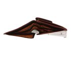 Golden Head Colorado RFID Billfold Coin Wallet With Front Snap Closure Tobacco