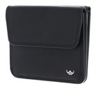 Golden Head Polo RFID Protect Zipped Billfold Coin Wallet With Front Snap Closure Black