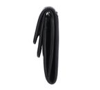 Golden Head Polo RFID Protect Zipped Billfold Coin Wallet With Front Snap Closure Black