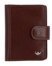 Golden Head Colorado RFID Credit Card Holder With Snap Closure Tabacco