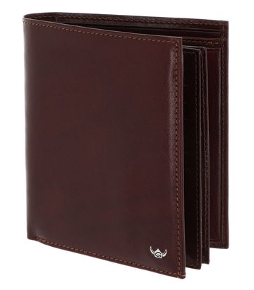 Golden Head Colorado RFID Protect Billfold Coin Wallet Tabacco