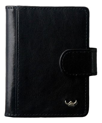 Golden Head Colorado RFID Credit Card Holder With Snap Closure Black