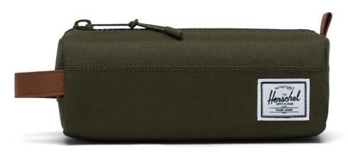 Herschel Settlement Case Pouch Ivy Green / Saddle Brown