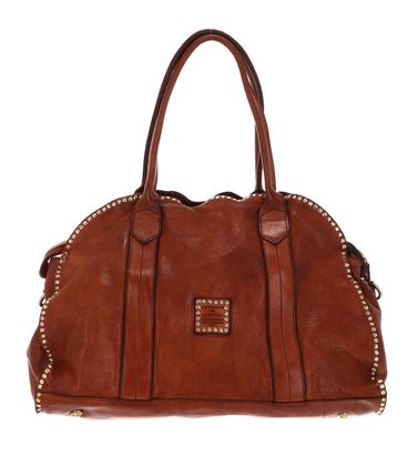 CAMPOMAGGI Bowling Bag Cognac | modeherz