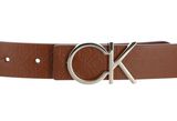 Calvin Klein Re-Lock CK Rev Belt 30MM W135 Cognac / Brown Mono