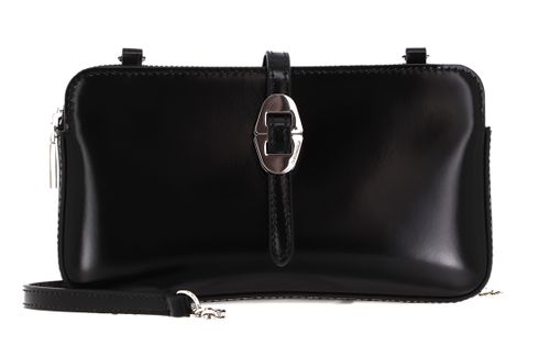 COCCINELLE Coccinelle Cosima Shiny Mini Crossbody Bag Noir