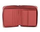 COCCINELLE Metallic Shiny Leather Zip Around Wallet Camelia COCCINELLE Metallic Shiny Leather Zip Around Wallet Camelia