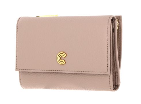 COCCINELLE Myrine Wallet Grained Leather Powder Pink