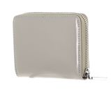 COCCINELLE Metallic Shiny Leather Zip Around Wallet Gelso