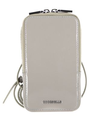 COCCINELLE Flor Shiny Hi-Tech Phone Bag Gelso