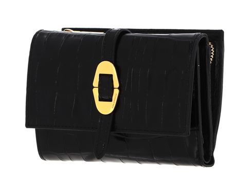 COCCINELLE Coccinelle Cosima Flap Wallet Noir / Noir