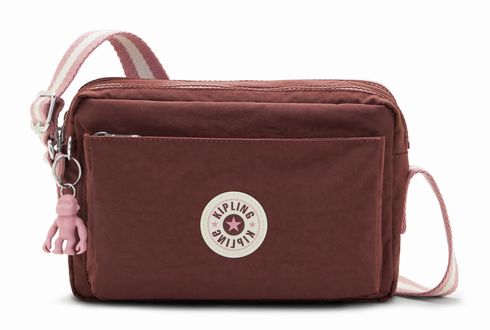 kipling Basic Abanu Crossbody M Mahogany Bl