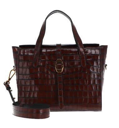 COCCINELLE Coccinelle Cosima Croco Handbag Vintage / Noir