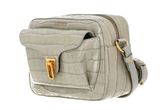 COCCINELLE Beat Croco Shiny Soft Crossover Bag Gelso