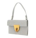 COCCINELLE Coccinellenico Ostrich Handbag Gelso COCCINELLE Coccinellenico Ostrich Handbag Gelso