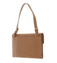 COCCINELLE Coccinellenico Ostrich Handbag Nocciola COCCINELLE Coccinellenico Ostrich Handbag Nocciola