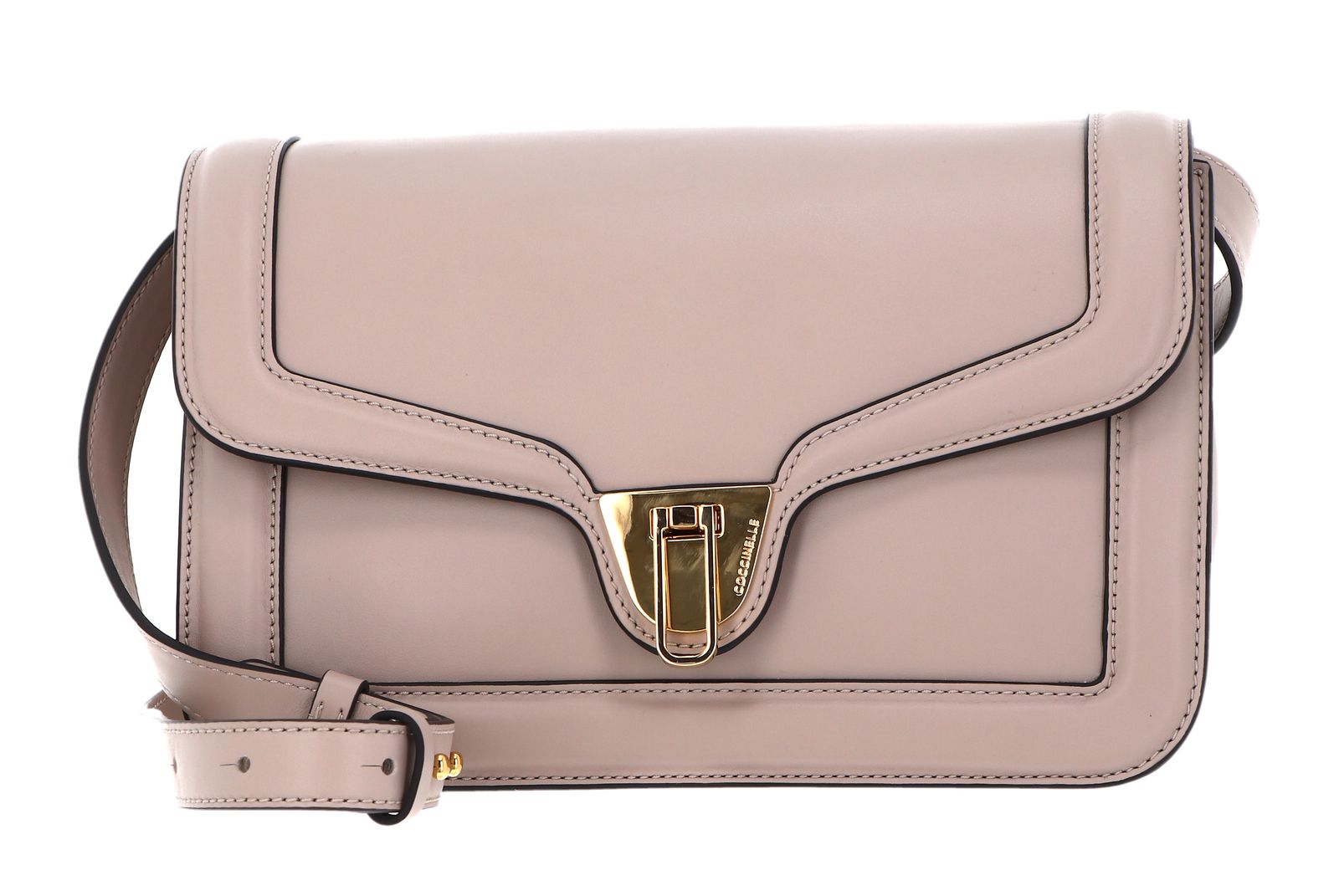 COCCINELLE Marvin Twist Smooth Handbag Powder Pink | Buy bags, purses ...