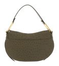 COCCINELLE Magie Ostrich Handbag Loden COCCINELLE Magie Ostrich Handbag Loden