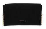 COCCINELLE Arlettis Suede Handbag Noir COCCINELLE Arlettis Suede Handbag Noir