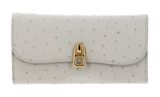 COCCINELLE Magie Ostrich Flap Wallet Gelso