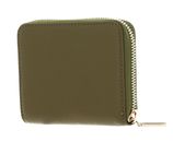 COCCINELLE Metallic Soft Leather Zip Around Wallet Loden