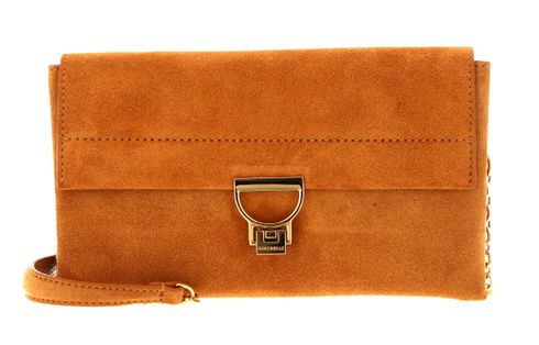 COCCINELLE Arlettis Suede Handbag Resina