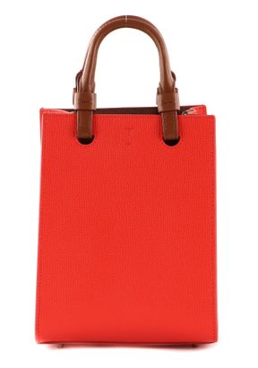 ☆FURLA☆ VARSITY STYLE Mini 2wayバッグ SPRITZ/GREIGE♪ New FURLA Varsity Style SPRITZ + GREIGE Leather Mini Tote
