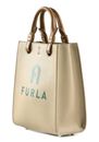 FURLA Varsity Style Mini Tote Greige + Jasper