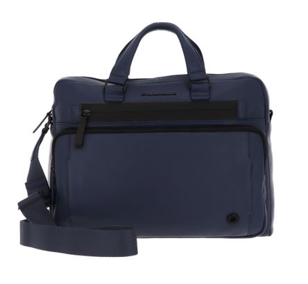 PIQUADRO Charlie Computer Portfolio Briefcase Prussian Blue