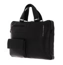 PIQUADRO Ronnie Computer Portfolio Briefcase Black PIQUADRO Ronnie Computer Portfolio Briefcase Black