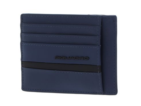 PIQUADRO Charlie Credit Card Pouch RFID Prussian Blue