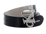 Calvin Klein CKJ Belt Giftpack Round Mono Plaque Reversible Belt 30MM W75 Black / Eggshell