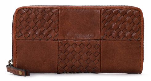 SURI FREY Bly Zip Around Wallet Cognac